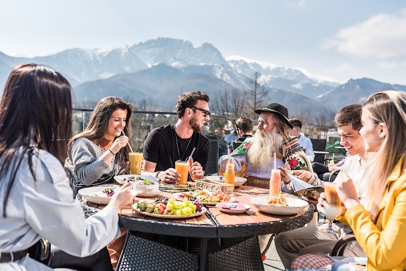 Lunch at a mountain hut